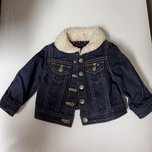Tommy Hilfiger Denim Jacket Fur 6 to 9 months